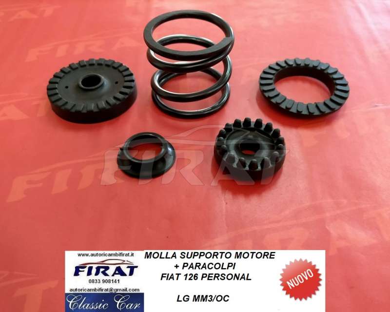 MOLLA SUPPORTO MOTORE FIAT 126 PERSONAL CON PARACOLPI
